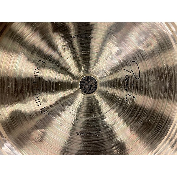 Used Paiste 18in EXTRA THIN CRASH Cymbal