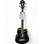 Used Ibanez AEB20E-TKS Black Acoustic Bass Guitar