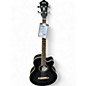Used Ibanez AEB20E-TKS Black Acoustic Bass Guitar