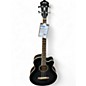 Used Ibanez AEB20E-TKS Black Acoustic Bass Guitar