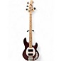 Used Sterling Ray 4 HH Candy Apple Red Electric Bass Guitar thumbnail