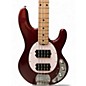 Used Sterling Ray 4 HH Candy Apple Red Electric Bass Guitar