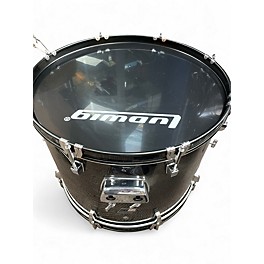 Used Ludwig 5 Piece bACKBEAT Black Drum Kit