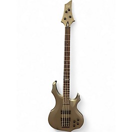 Used Esp Ltd F204 Silver Electric Bass Guitar