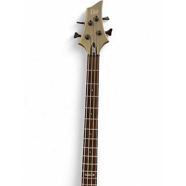 Used Esp Ltd F204 Silver Electric Bass Guitar