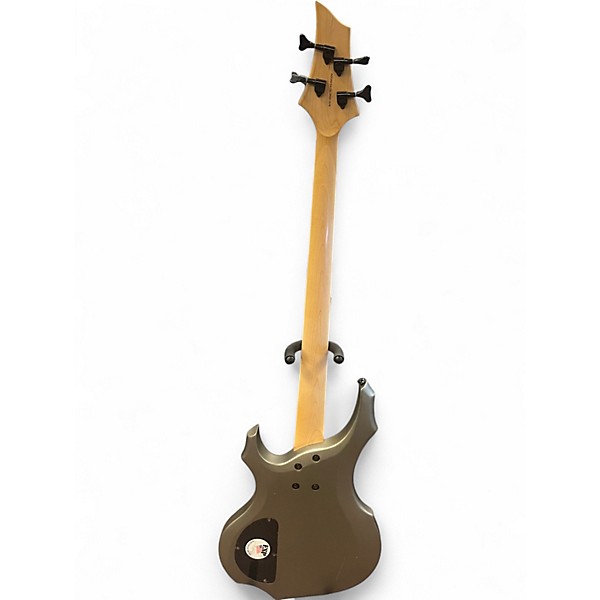 Used Esp Ltd F204 Silver Electric Bass Guitar