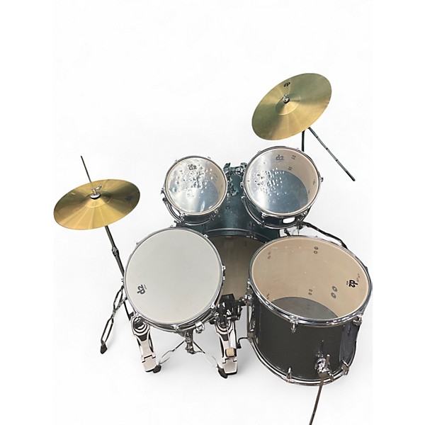 Used ddrum 5 Piece D2 AQUA SPARKLE Drum Kit