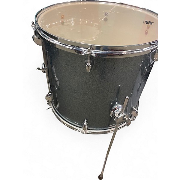 Used ddrum 5 Piece D2 AQUA SPARKLE Drum Kit