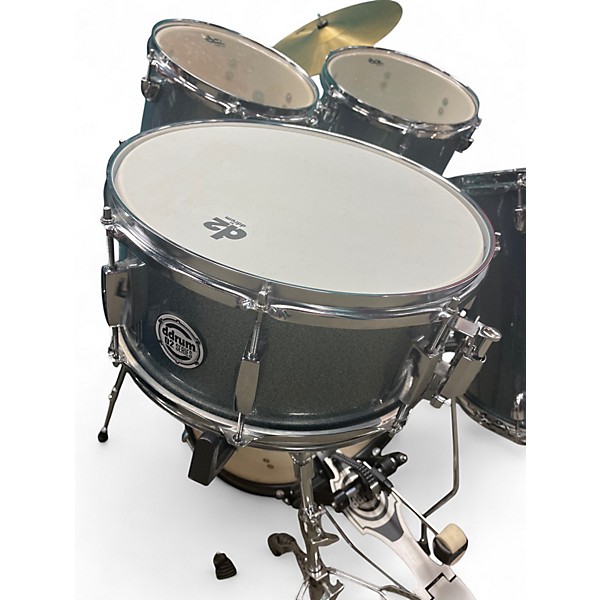 Used ddrum 5 Piece D2 AQUA SPARKLE Drum Kit