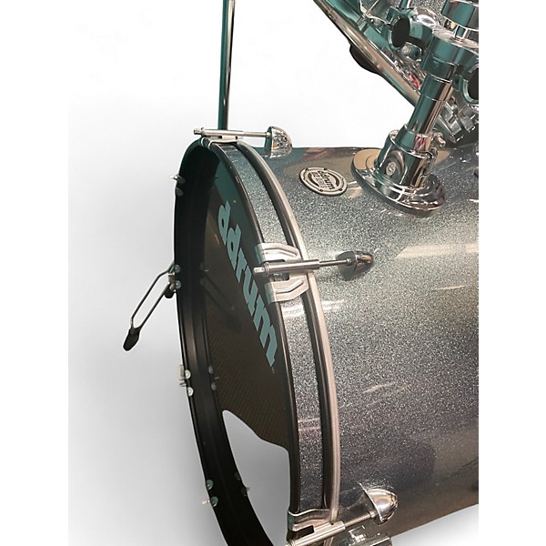 Used ddrum 5 Piece D2 AQUA SPARKLE Drum Kit