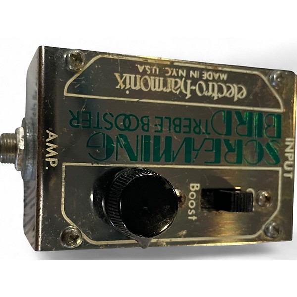 Used Electro-Harmonix Screaming Bird Treble Booster Effect Pedal