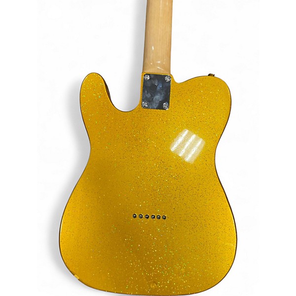 Used J. Robert 12 STRING T-STYLE YELLOW SPARKLE Hollow Body Electric Guitar