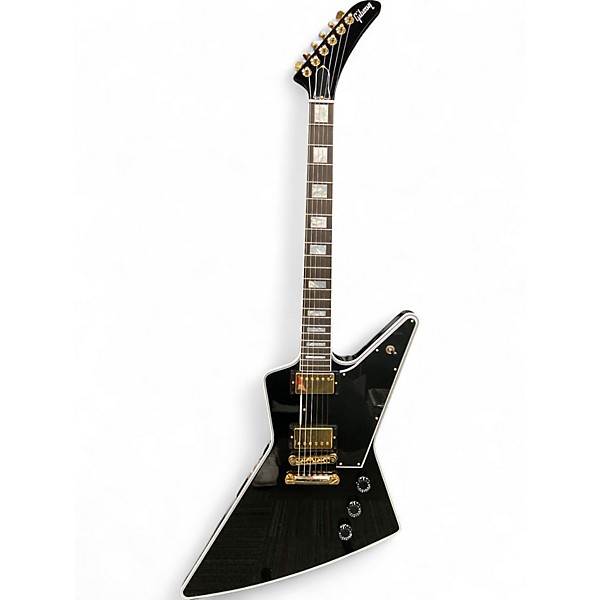 Used Gibson Explorer Custom Ebony Solid Body Electric Guitar
