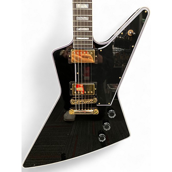 Used Gibson Explorer Custom Ebony Solid Body Electric Guitar