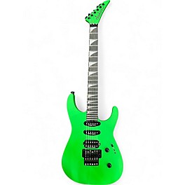 Used Jackson American Series Soloist SL3 Satin Slime Green Solid Body Electric Guitar