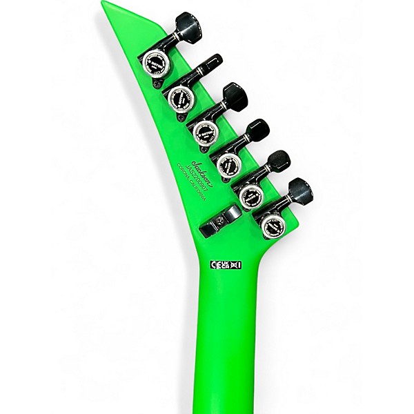 Used Jackson American Series Soloist SL3 Satin Slime Green Solid Body Electric Guitar