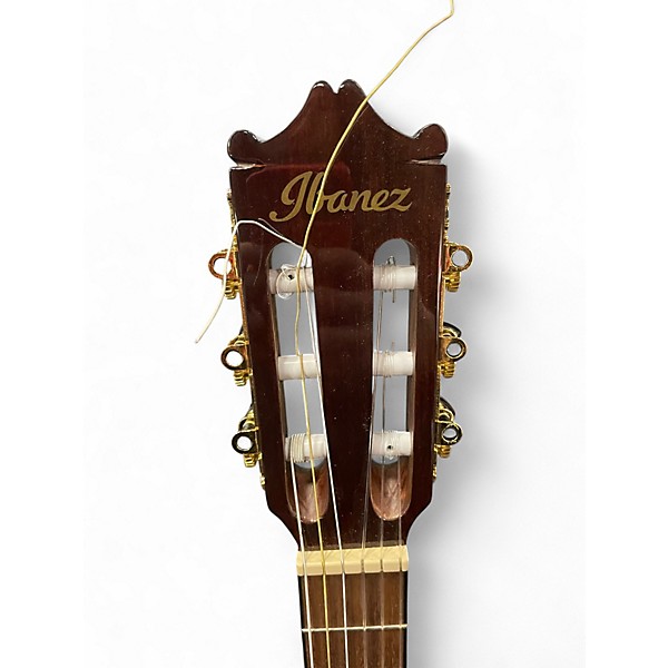 Used Ibanez GA35TCE Black Classical Acoustic Electric Guitar