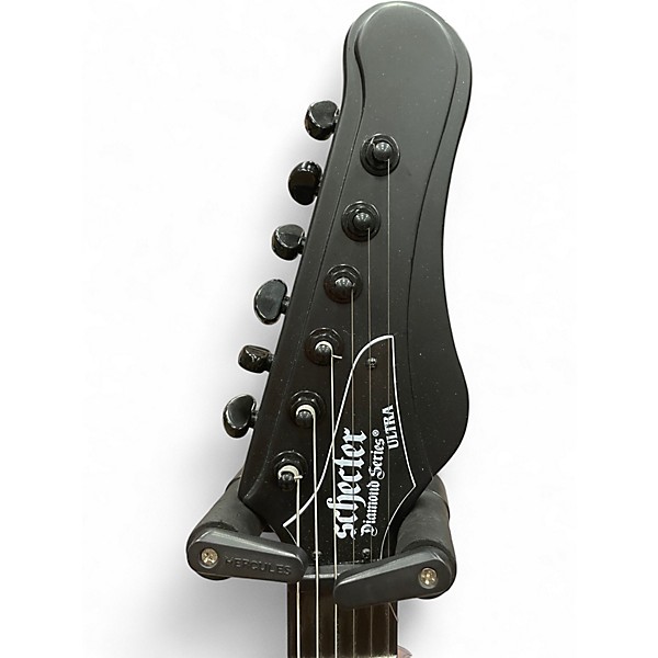 Used Schecter Guitar Research Ultra VI Black Solid Body Electric Guitar