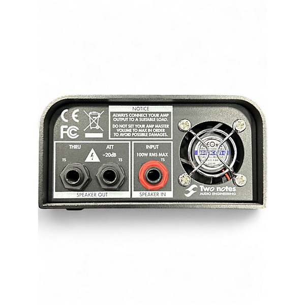 Used Two Notes AUDIO ENGINEERING Torpedo CAPTOR 8 Reactive Loadbox DI Attenuator 8-ohm Power Attenuator