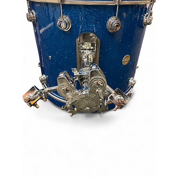 Used DW 5 Piece Collector's Series blue sparkle Drum Kit