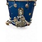 Used DW 5 Piece Collector's Series blue sparkle Drum Kit
