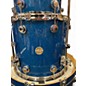 Used DW 5 Piece Collector's Series blue sparkle Drum Kit