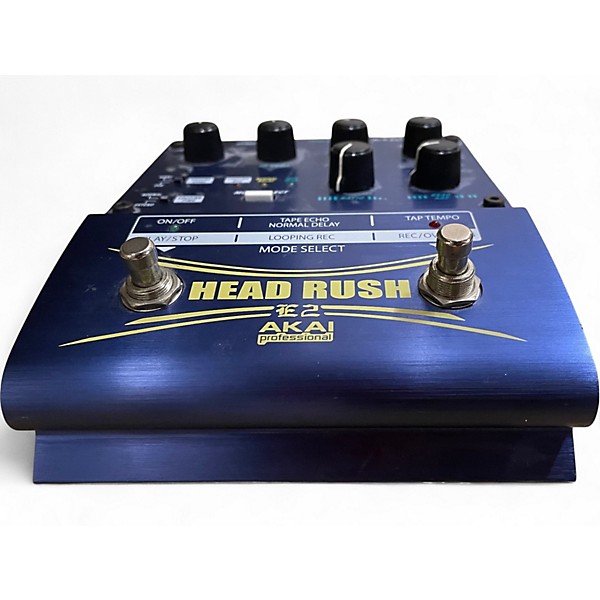 Used Akai Professional E2 Headrush Delay/Looper Effect Pedal