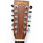 Used Martin DX2e Natural 12 String Acoustic Electric Guitar
