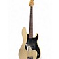 Used 2015 Fender American Standard Precision Bass Cream Electric Bass Guitar thumbnail