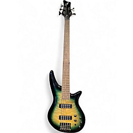 Used Jackson JS3QV 5-String Alien Burst Electric Bass Guitar