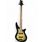 Used Jackson JS3QV 5-String Alien Burst Electric Bass Guitar thumbnail