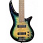 Used Jackson JS3QV 5-String Alien Burst Electric Bass Guitar