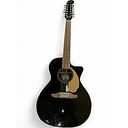 Used Fender VILLAGER 12 BLACK 12 String Acoustic Guitar
