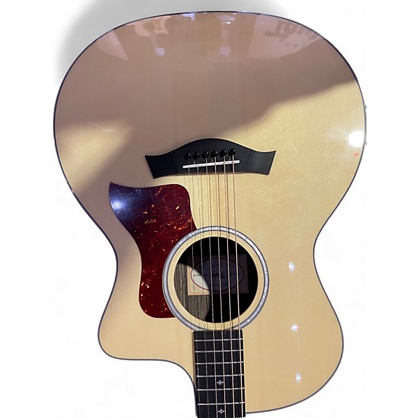 Used Taylor 214CE Deluxe Natural Acoustic Electric Guitar