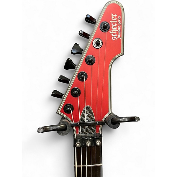 Used Schecter Guitar Research E1FRS RED Solid Body Electric Guitar