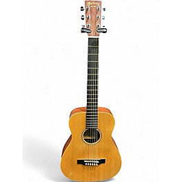 Used Martin LX1E Left Handed Natural Acoustic Electric Guitar