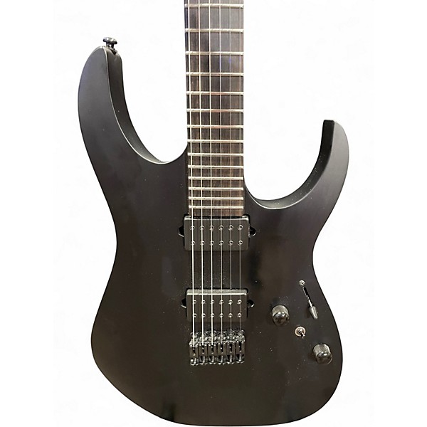 Used Ibanez RGRTB621 Satin Black Solid Body Electric Guitar