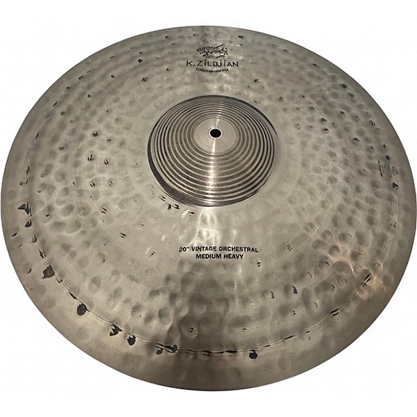 Used Zildjian 20in K Vintage Orchestral Medium Heavy Cymbal