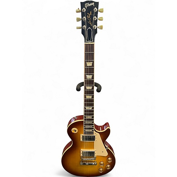 Used Gibson Les Paul Traditional 2 Tone Sunburst Solid Body Electric Guitar