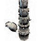 Used PDP by DW 7 Piece Concept Maple 7-Piece Shell Pack  Silver to Black Fade Drum Kit