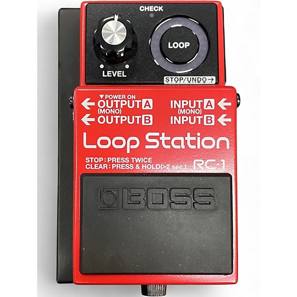 Used BOSS RC1 Loop Station Pedal | Guitar Center