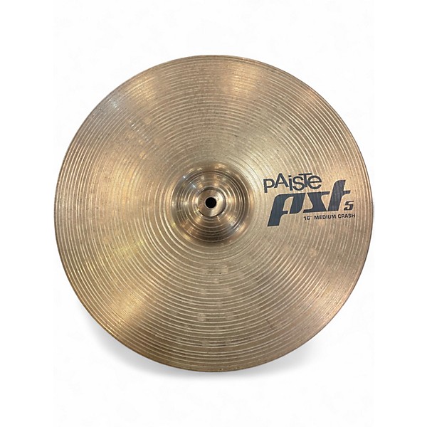 Used Paiste 16in PST5 MEDIUM CRASH Cymbal