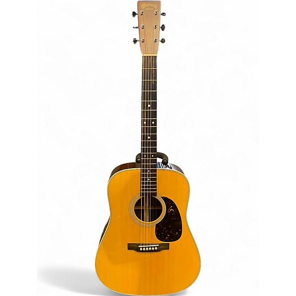 Used Martin D28 Natural Acoustic Guitar