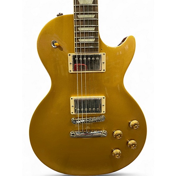 Used Gibson Les Paul Standard Gold Top Solid Body Electric Guitar