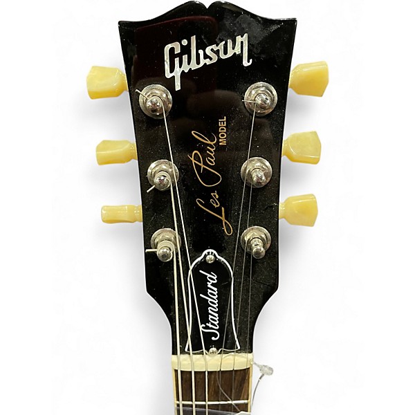 Used Gibson Les Paul Standard Gold Top Solid Body Electric Guitar