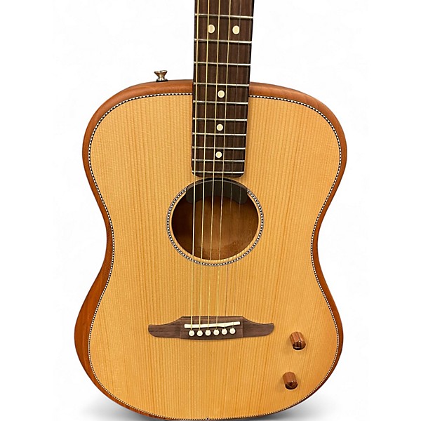 Used Fender HIGHWAY DREADNOUGHT Natural Acoustic Electric Guitar