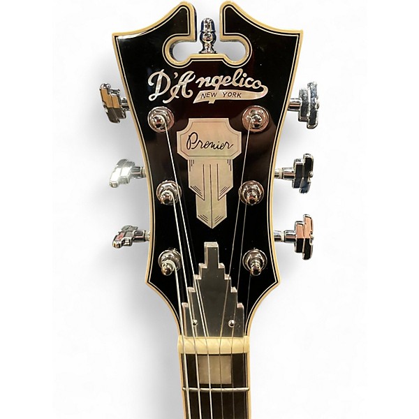 Used D'Angelico dapdcblbcscbex Blue Hollow Body Electric Guitar