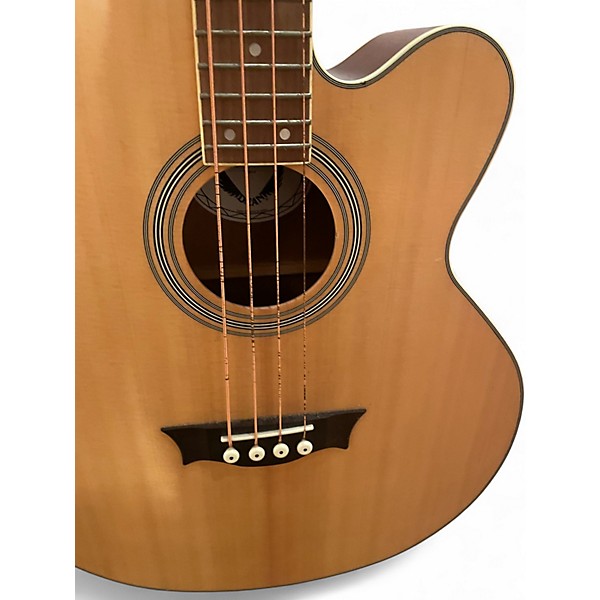 Used Dean EABC Natural Acoustic Bass Guitar