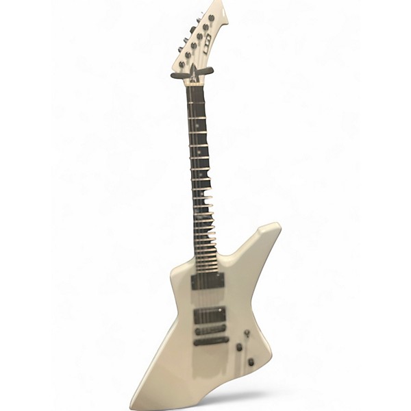 Used Esp  James Hetfield Snakebyte Classic White Solid Body Electric Guitar