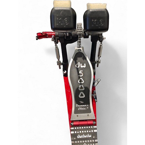 Used DW 5000 Series Double Double Bass Drum Pedal
